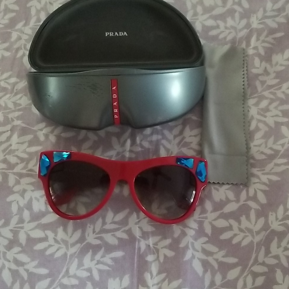 Authentic Prada Sunglasses With Default - image 2